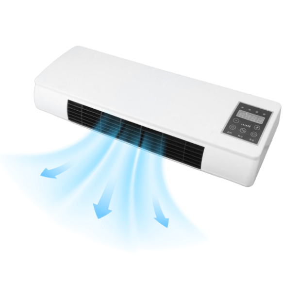 BlizzAir unit with blue airflow illustration